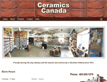 Tablet Screenshot of ceramicscanada.net